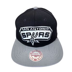 NEW Mitchell & Ness San Antonio Spurs Adjustable Fit Snapback Hat